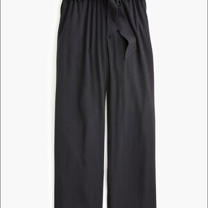 J. Crew Point Sur NWT‎ Black Flowy Wide Leg Pull On Pants Trousers Plus Size 20